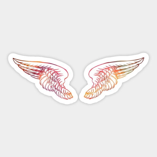 Archangel's Wings Sticker by LAvision